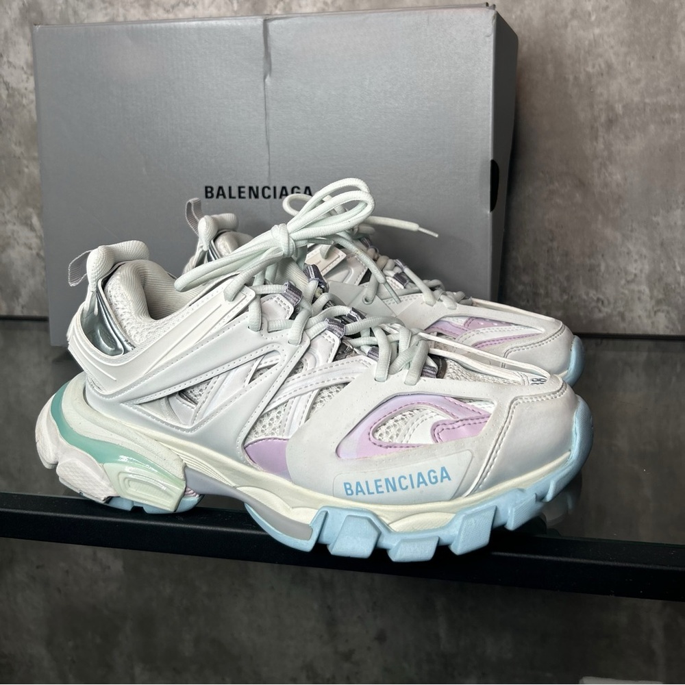 BaleciagaTrack Runners WHITE/PATEL PINK/PASTEL BLUE
